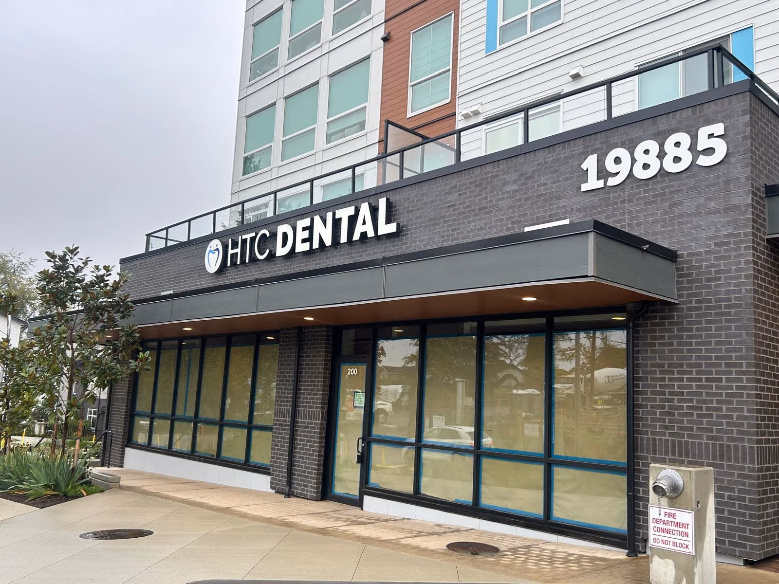 HTC Dental building exterior and entrance
